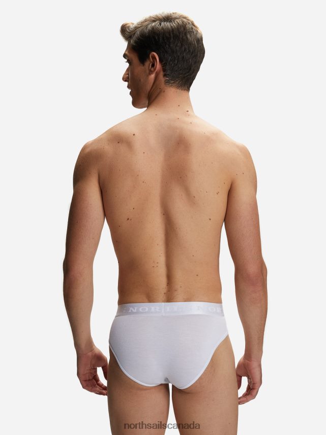 Men North Sails White BAMBOO BRIEFS Clothing 0028HP505