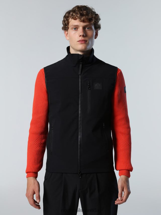 Men North Sails Black IFURU VEST Clothing 0028HP19