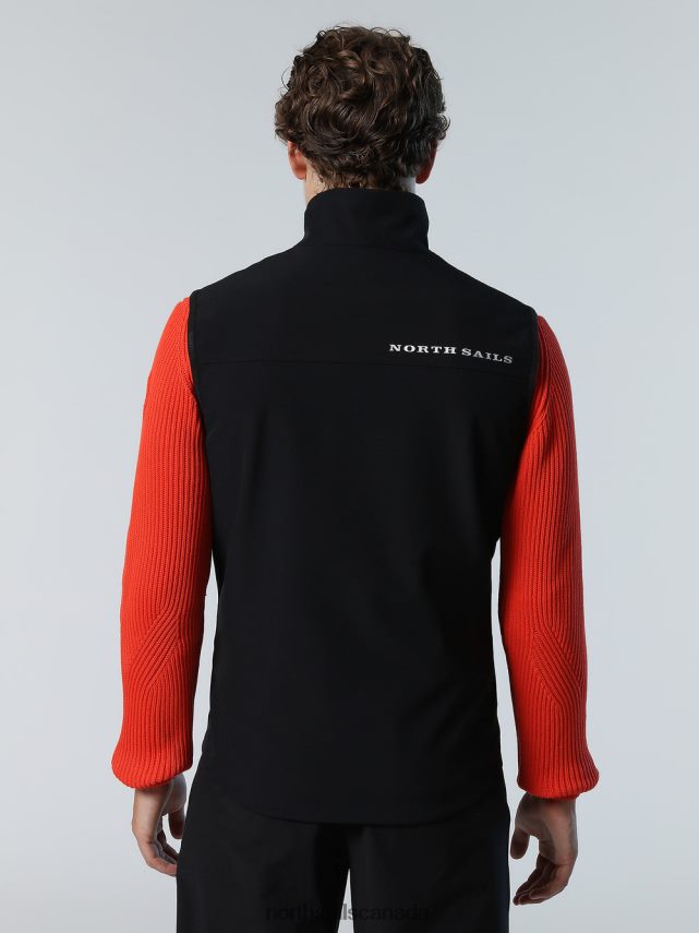 Men North Sails Black IFURU VEST Clothing 0028HP19