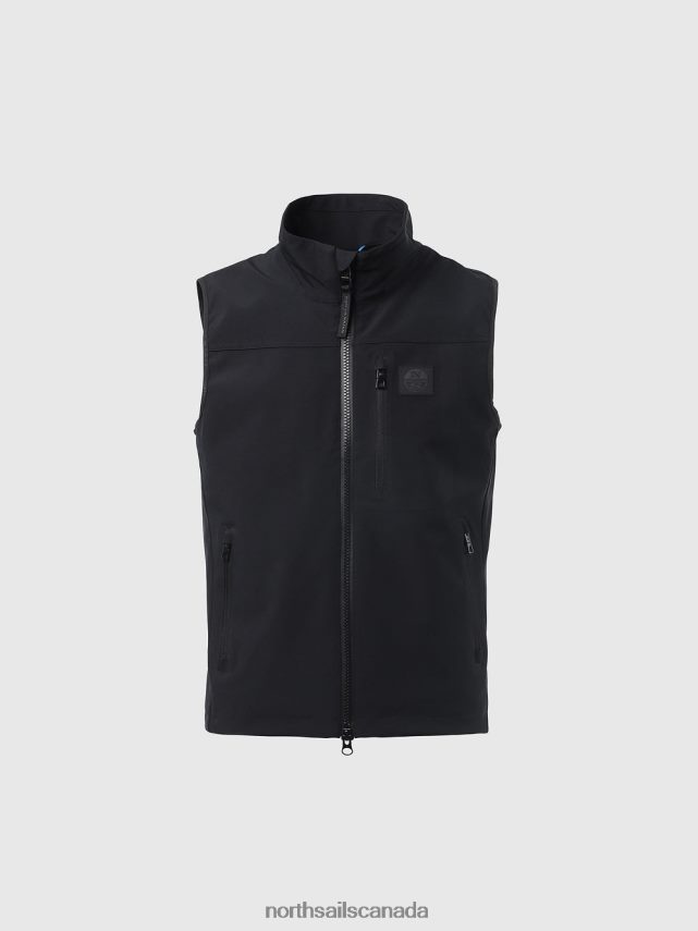 Men North Sails Black IFURU VEST Clothing 0028HP19
