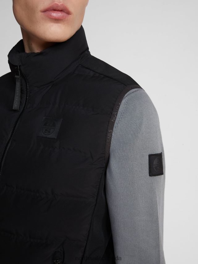 Men North Sails Black MAIAO VEST Clothing 0028HP1196