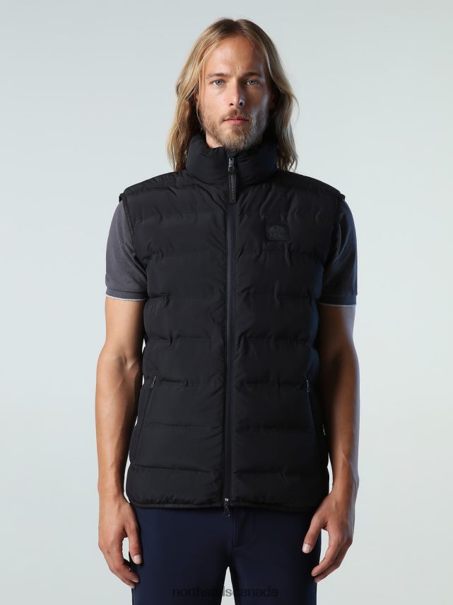 Men North Sails Black SKYEN VEST Clothing 0028HP1033