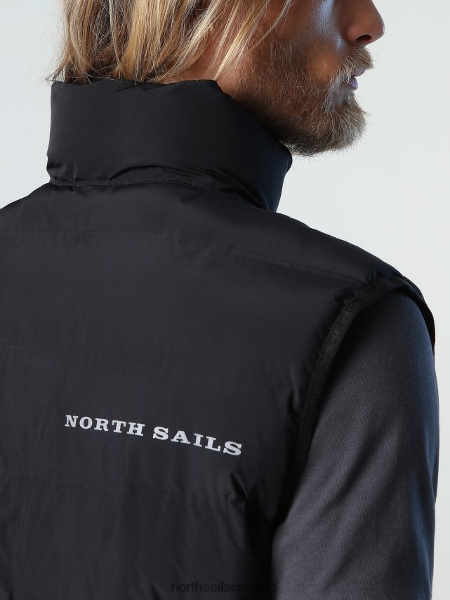 Men North Sails Black SKYEN VEST Clothing 0028HP1033