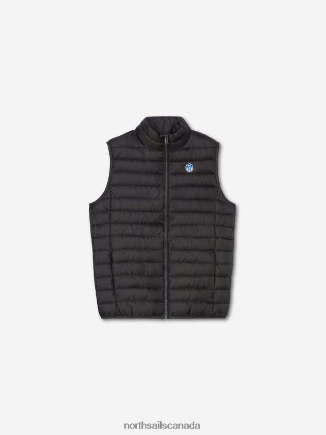 Men North Sails Black SKYE VEST Clothing 0028HP1340