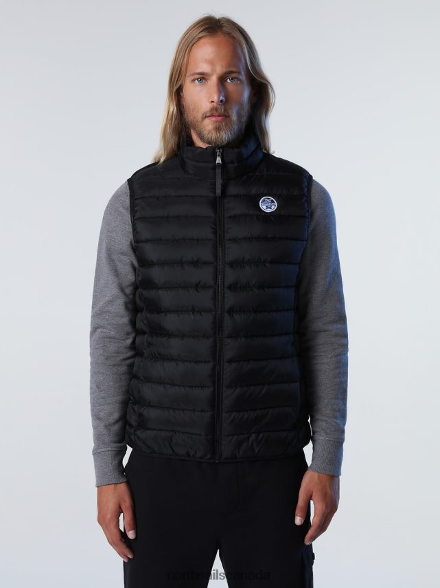 Men North Sails Black SKYE VEST Clothing 0028HP877