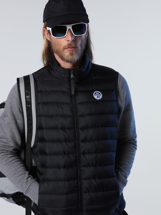 Men North Sails Black SKYE VEST Clothing 0028HP877