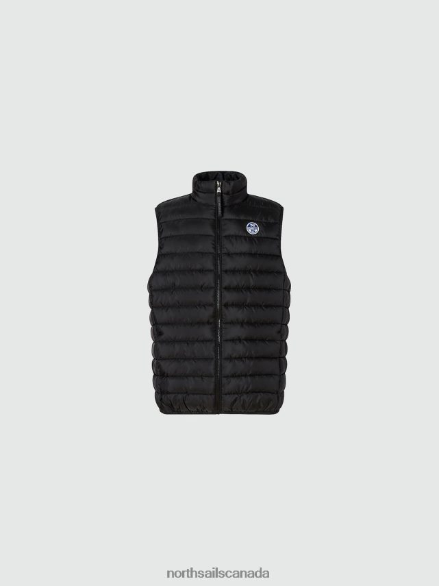 Men North Sails Black SKYE VEST Clothing 0028HP877