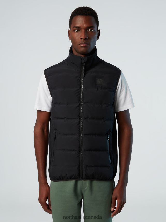 Men North Sails Black UTILITY VEST Clothing 0028HP28