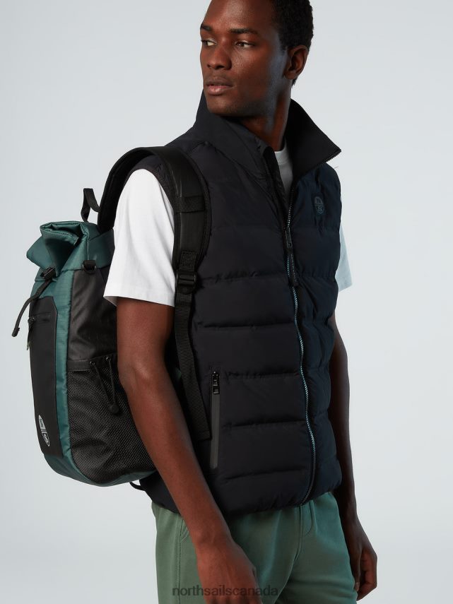 Men North Sails Black UTILITY VEST Clothing 0028HP28