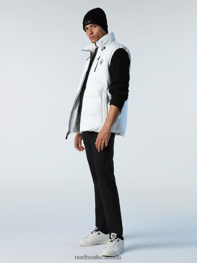 Men North Sails Blanc ATLANTIC VEST X MASERATI Clothing 0028HP716