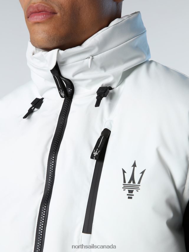 Men North Sails Blanc ATLANTIC VEST X MASERATI Clothing 0028HP716