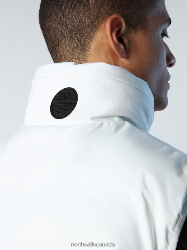 Men North Sails Blanc ATLANTIC VEST X MASERATI Clothing 0028HP716
