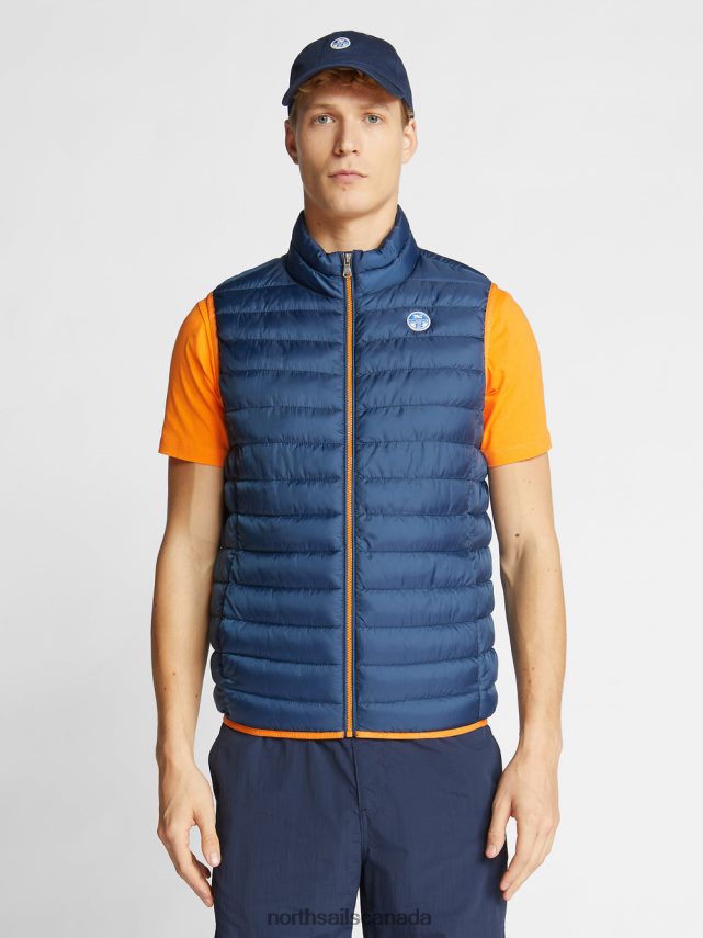 Men North Sails Dark denim CROZET VEST Clothing 0028HP1156