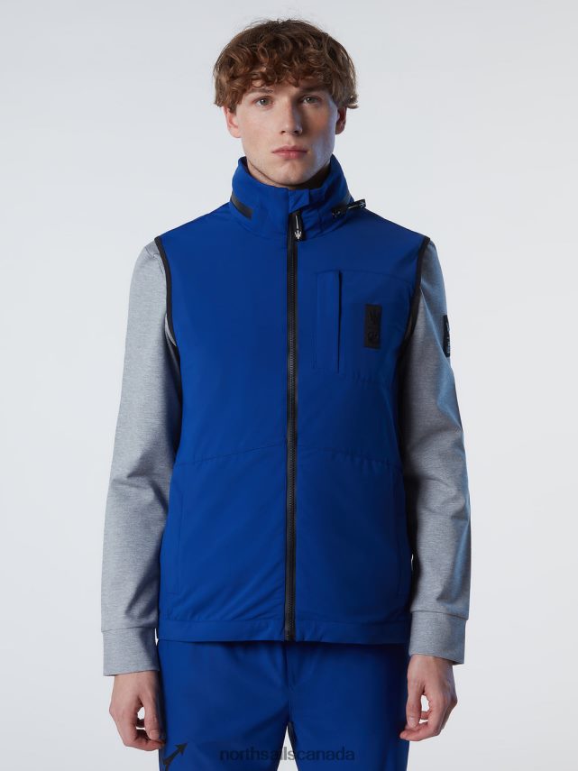 Men North Sails Electric blue LIBECCIO VEST Clothing 0028HP65