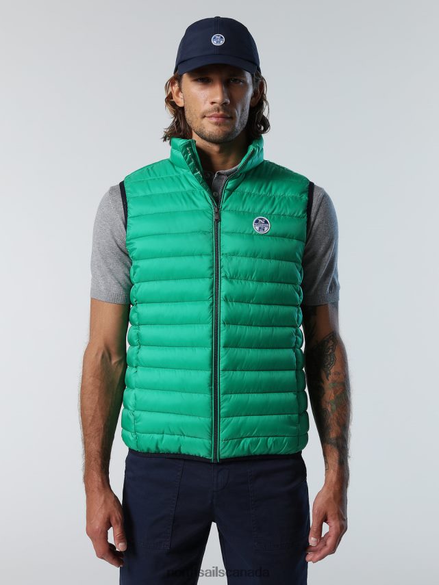 Men North Sails Garden green CROZET VEST Clothing 0028HP42