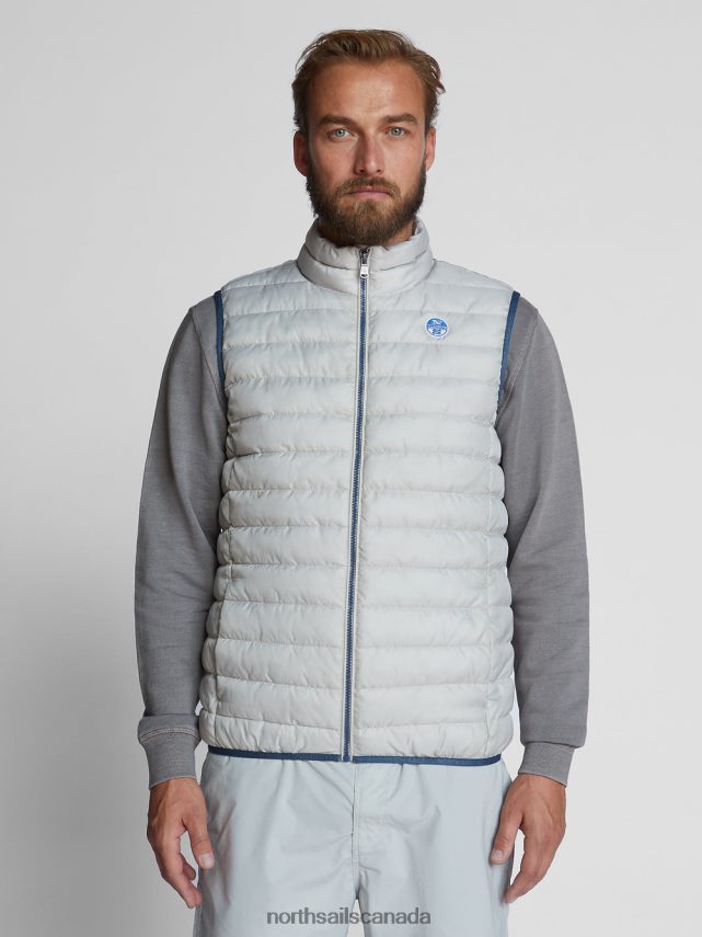 Men North Sails Grey violet CROZET VEST Clothing 0028HP1159