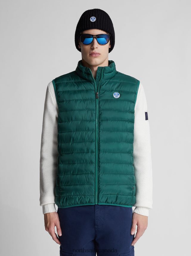 Men North Sails Hunter green SKYE VEST Clothing 0028HP1335