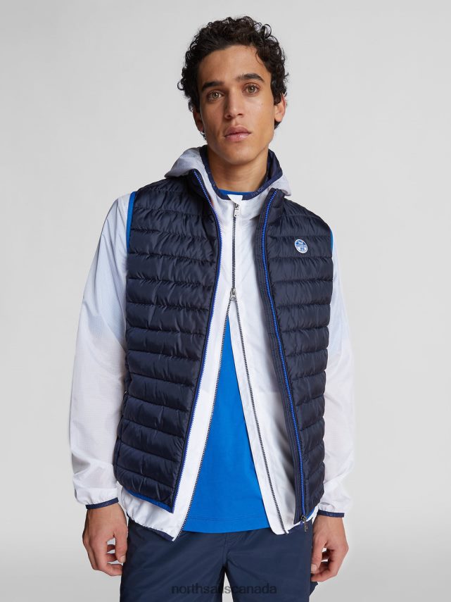 Men North Sails Navy blue CROZET VEST Clothing 0028HP1158