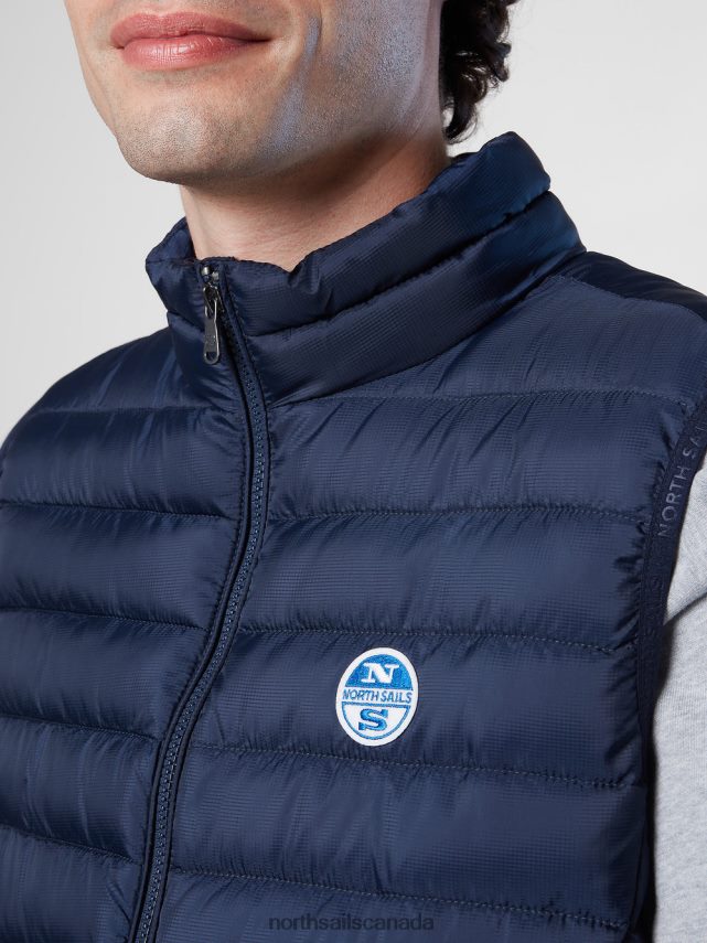 Men North Sails Navy blue CROZET VEST Clothing 0028HP46
