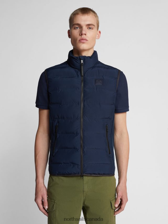 Men North Sails Navy blue MAIAO VEST Clothing 0028HP1194