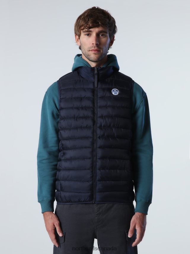 Men North Sails Navy blue SKYE VEST Clothing 0028HP875