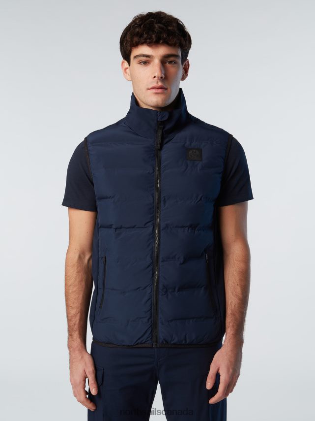 Men North Sails Navy blue UTILITY VEST Clothing 0028HP26