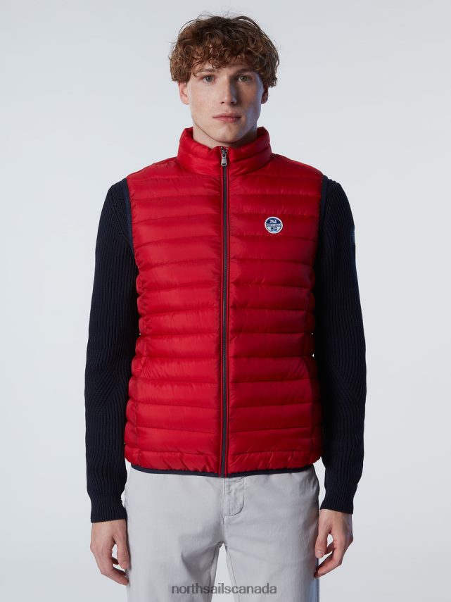 Men North Sails Red CROZET VEST Clothing 0028HP41