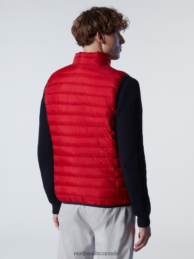 Men North Sails Red CROZET VEST Clothing 0028HP41