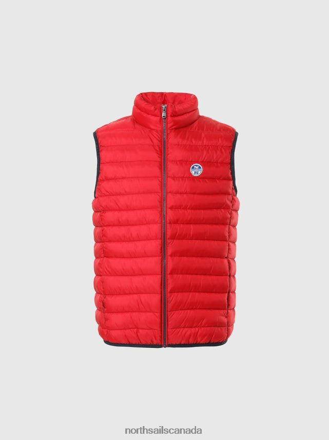 Men North Sails Red CROZET VEST Clothing 0028HP41