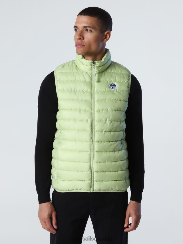 Men North Sails Seaweed green SKYE VEST Clothing 0028HP871