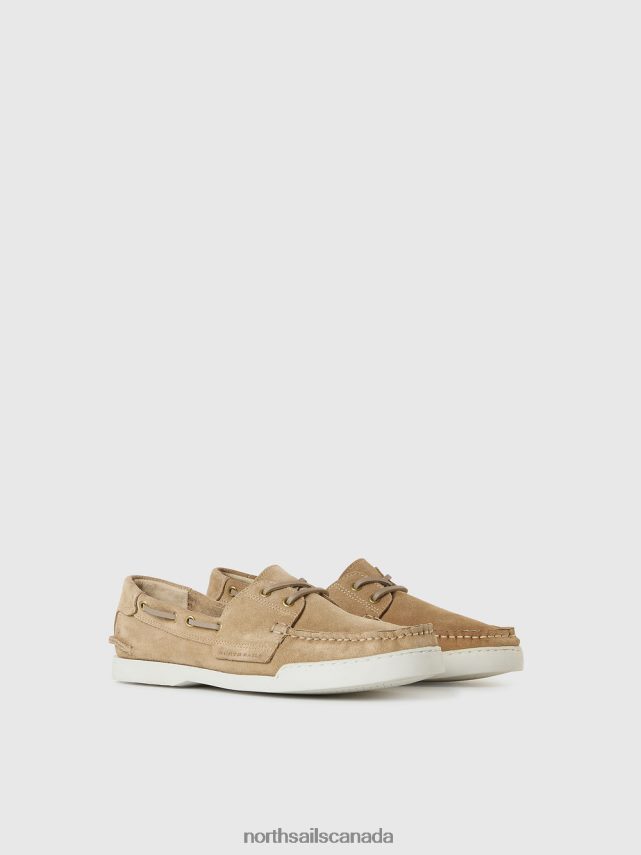 Men North Sails Beige SUEDE DECK SHOE Footwear 0028HP425