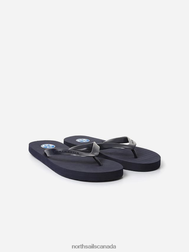 Men North Sails Navy blue FLIP FLOPS Footwear 0028HP443