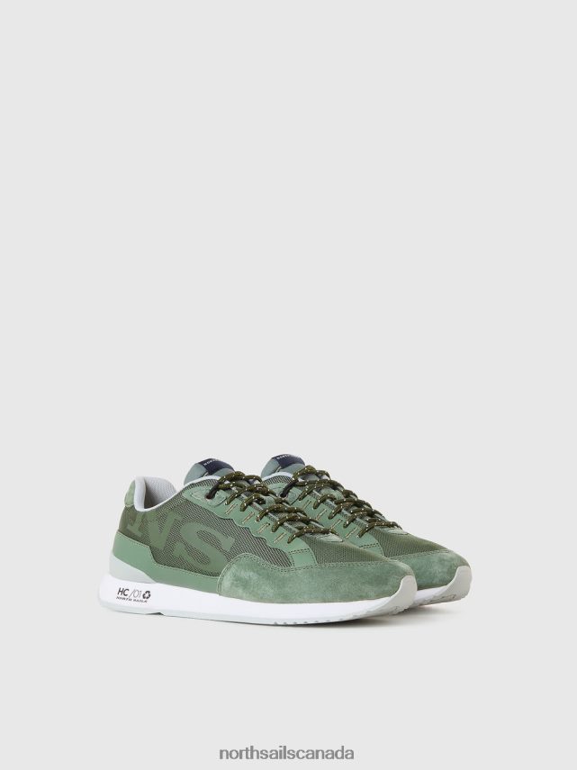 Men North Sails Green HITCH LOGO SNEAKER Footwear 0028HP431