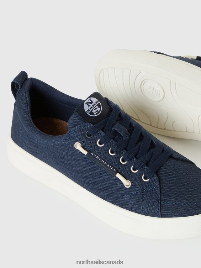 Men North Sails Navy blue REEF CHROME SNEAKER Footwear 0028HP441