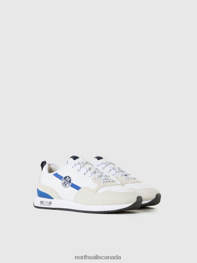 Men North Sails White HORIZON PLAIN SNEAKER Footwear 0028HP434