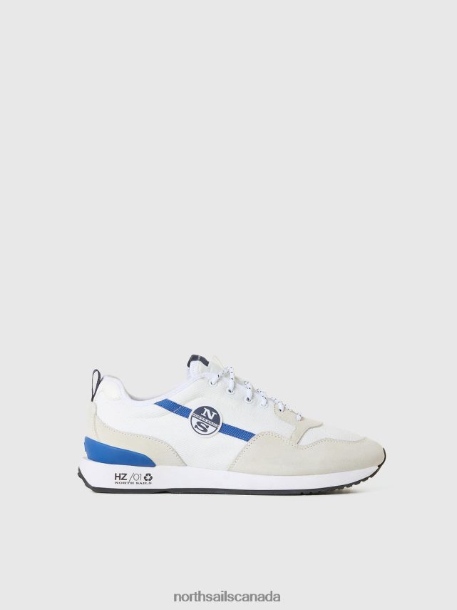 Men North Sails White HORIZON PLAIN SNEAKER Footwear 0028HP434