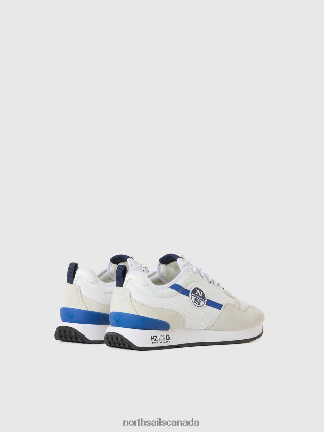 Men North Sails White HORIZON PLAIN SNEAKER Footwear 0028HP434