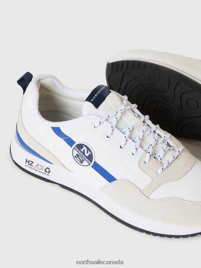 Men North Sails White HORIZON PLAIN SNEAKER Footwear 0028HP434