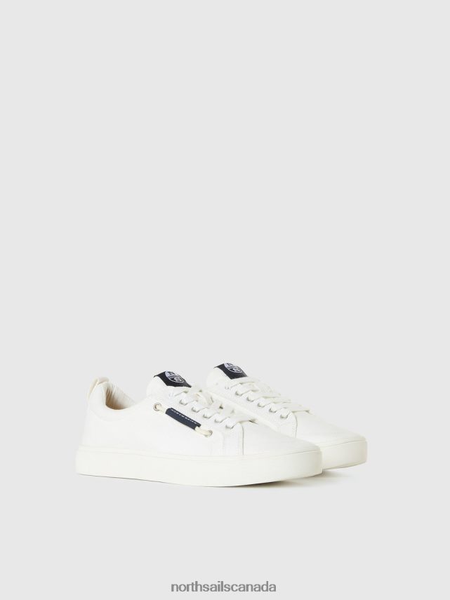 Men North Sails White REEF CHROME SNEAKER Footwear 0028HP439