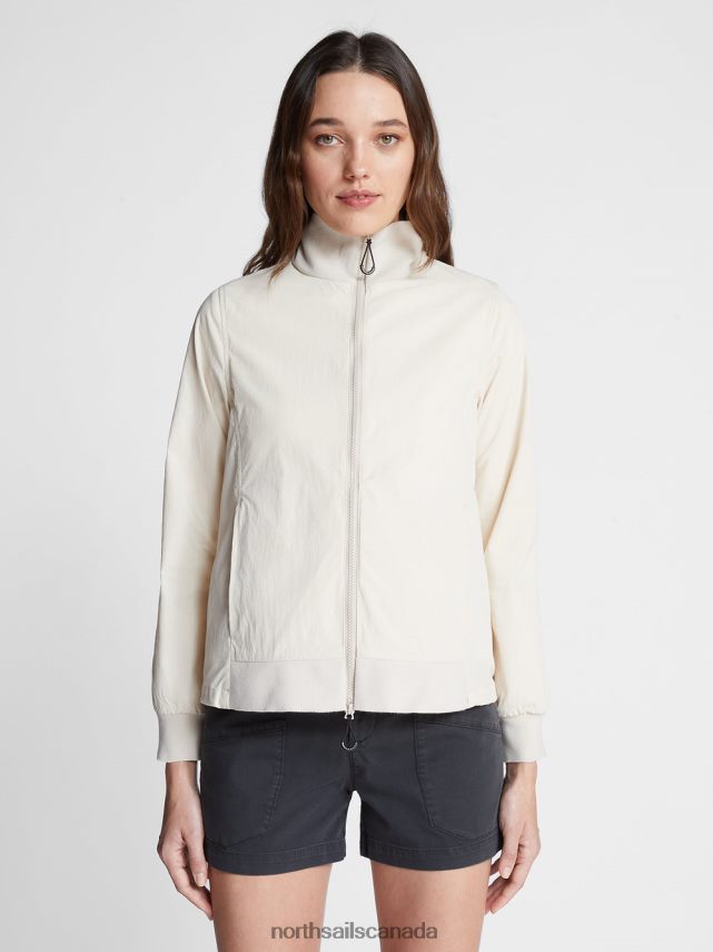 Women North Sails Beige TARAVAI JACKET Clothing 0028HP1456