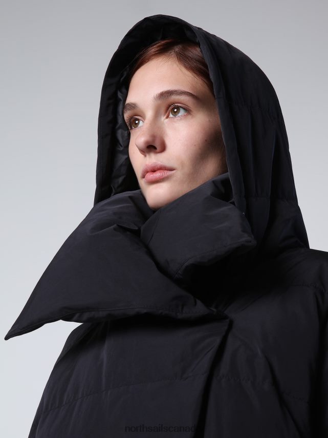 Women North Sails Black BYLOT JACKET Clothing 0028HP1347
