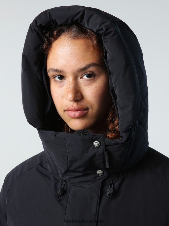 Women North Sails Black DEVON JACKET Clothing 0028HP1393