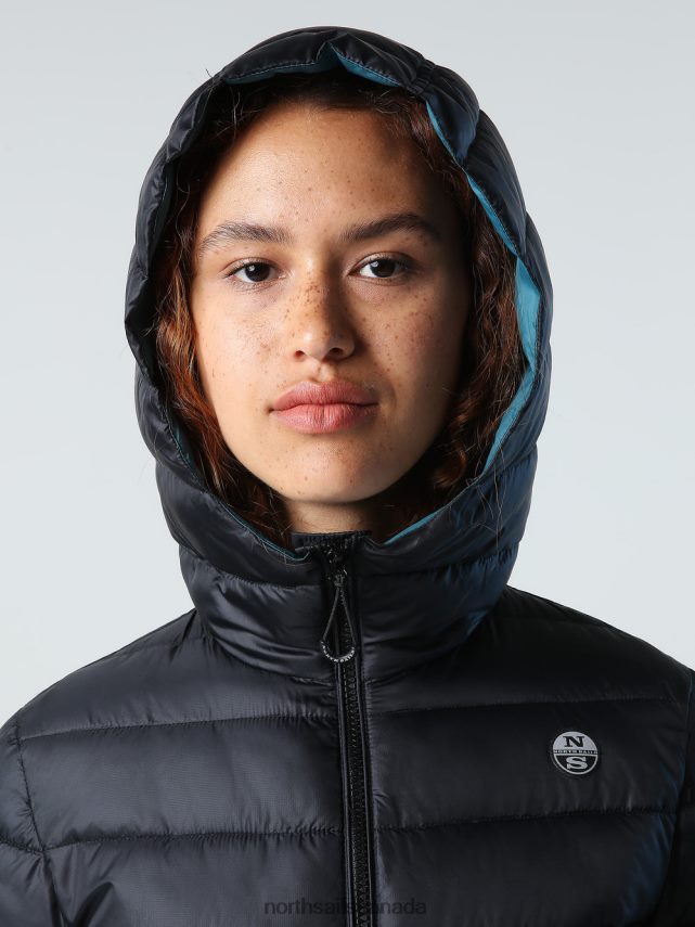 Women North Sails Black FLAM JACKET Clothing 0028HP1439