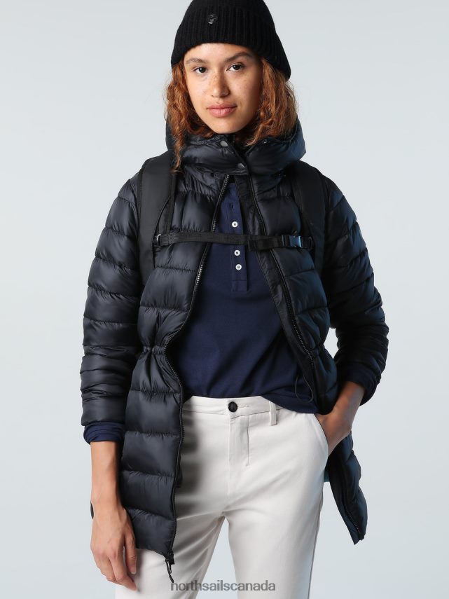 Women North Sails Black MAALOY JACKET Clothing 0028HP1411