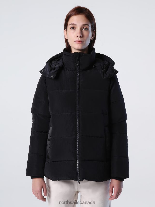 Women North Sails Black MELVILLE JACKET Clothing 0028HP1435