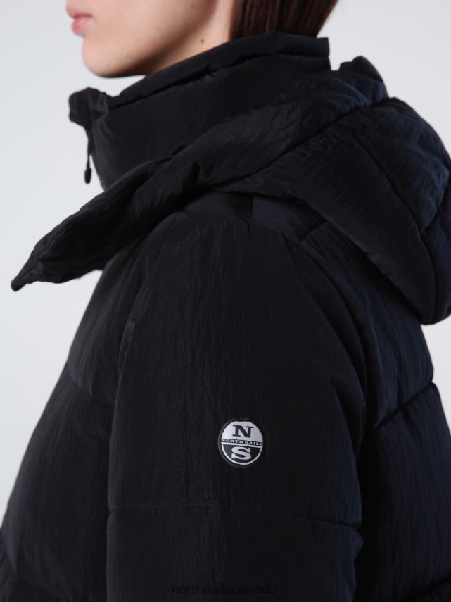 Women North Sails Black MELVILLE JACKET Clothing 0028HP1435