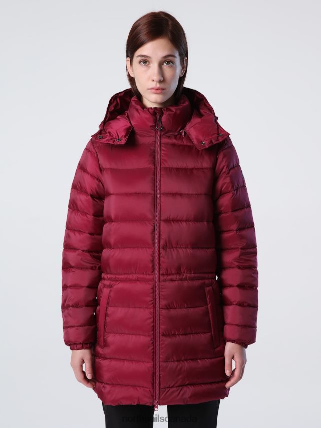 Women North Sails Deep cherry MAALOY JACKET Clothing 0028HP1410