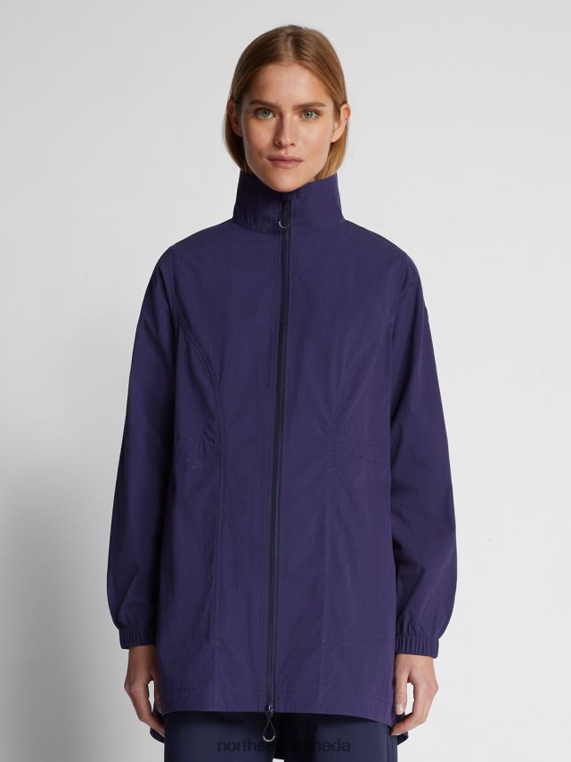 Women North Sails Midnight blue MOTANE PARKA Clothing 0028HP1505