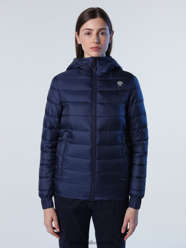 Women North Sails Navy blue FLAM JACKET Clothing 0028HP1438