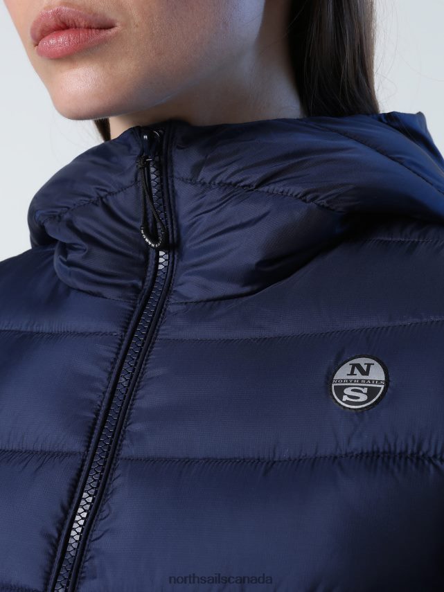 Women North Sails Navy blue FLAM JACKET Clothing 0028HP1438